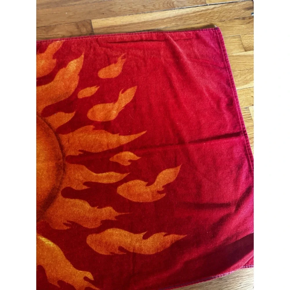 Vintage Copa Sun Moon Celestial Face Cotton Towel Beach‎ Y2K 2000 Psychedelic